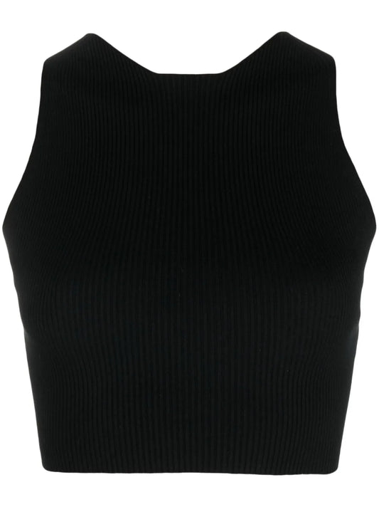 Ribbed-Knit Crop Top
