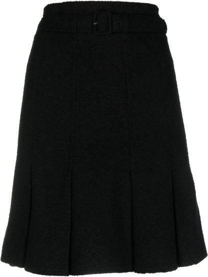 Belted A-Line Skirt