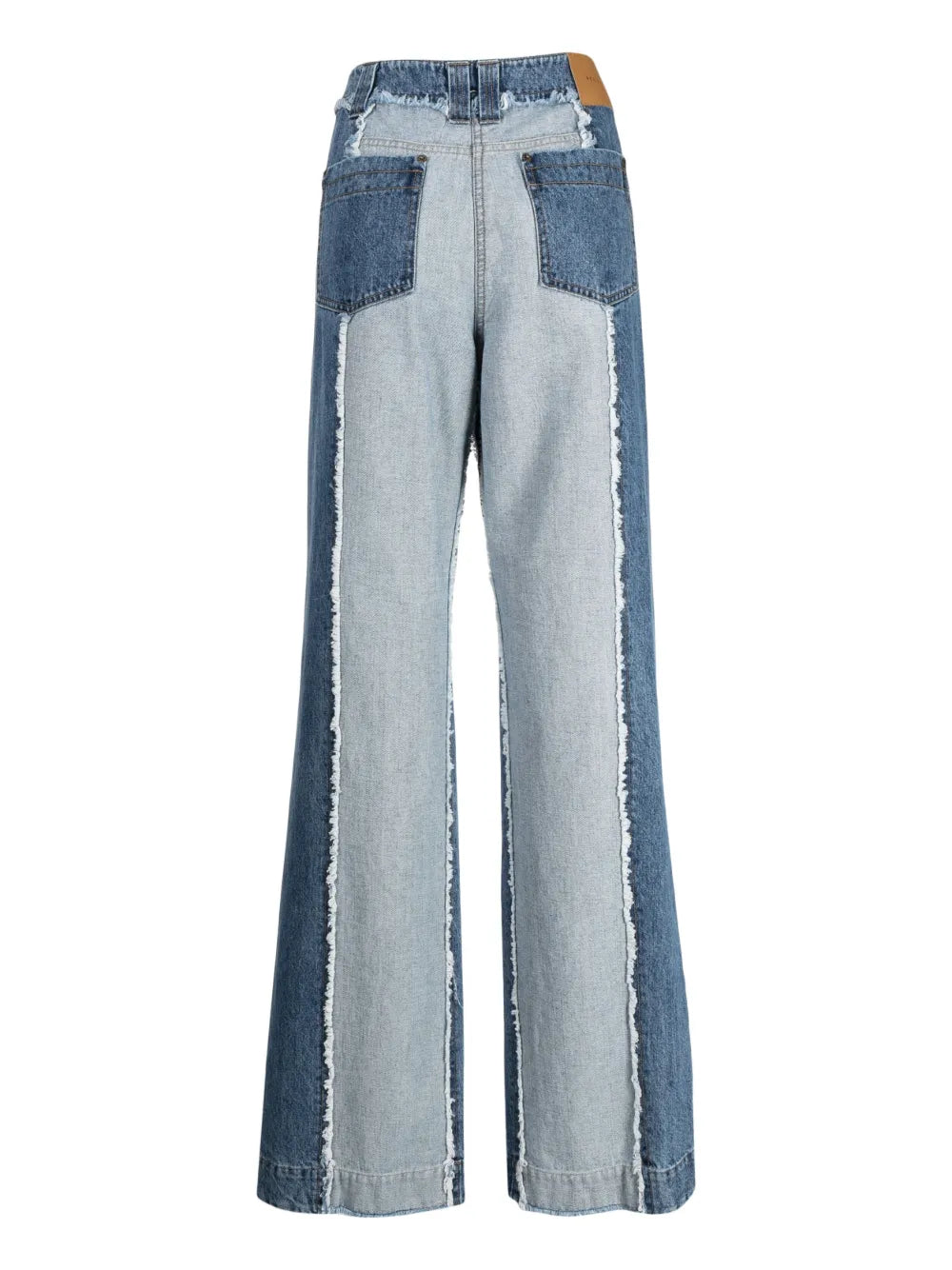 Cora Panelled Wide-Leg Jeans