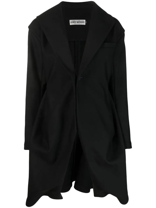 Long-Sleeve Oversized Coat