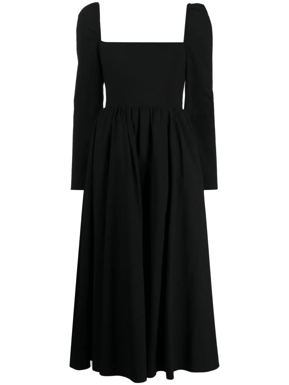 Elly Square-Neck Midi Dress