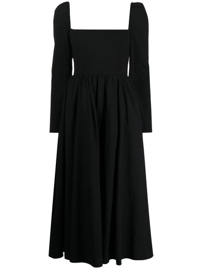 Elly Square-Neck Midi Dress