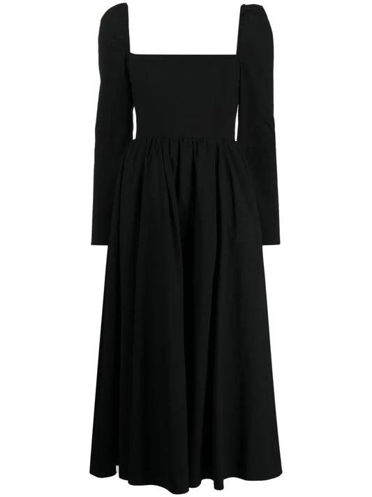 Elly Square-Neck Midi Dress