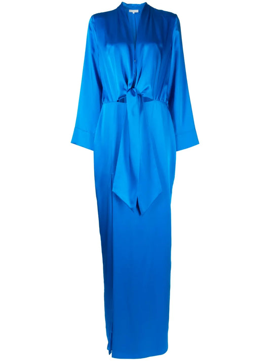 Tie Front Kimono Gown