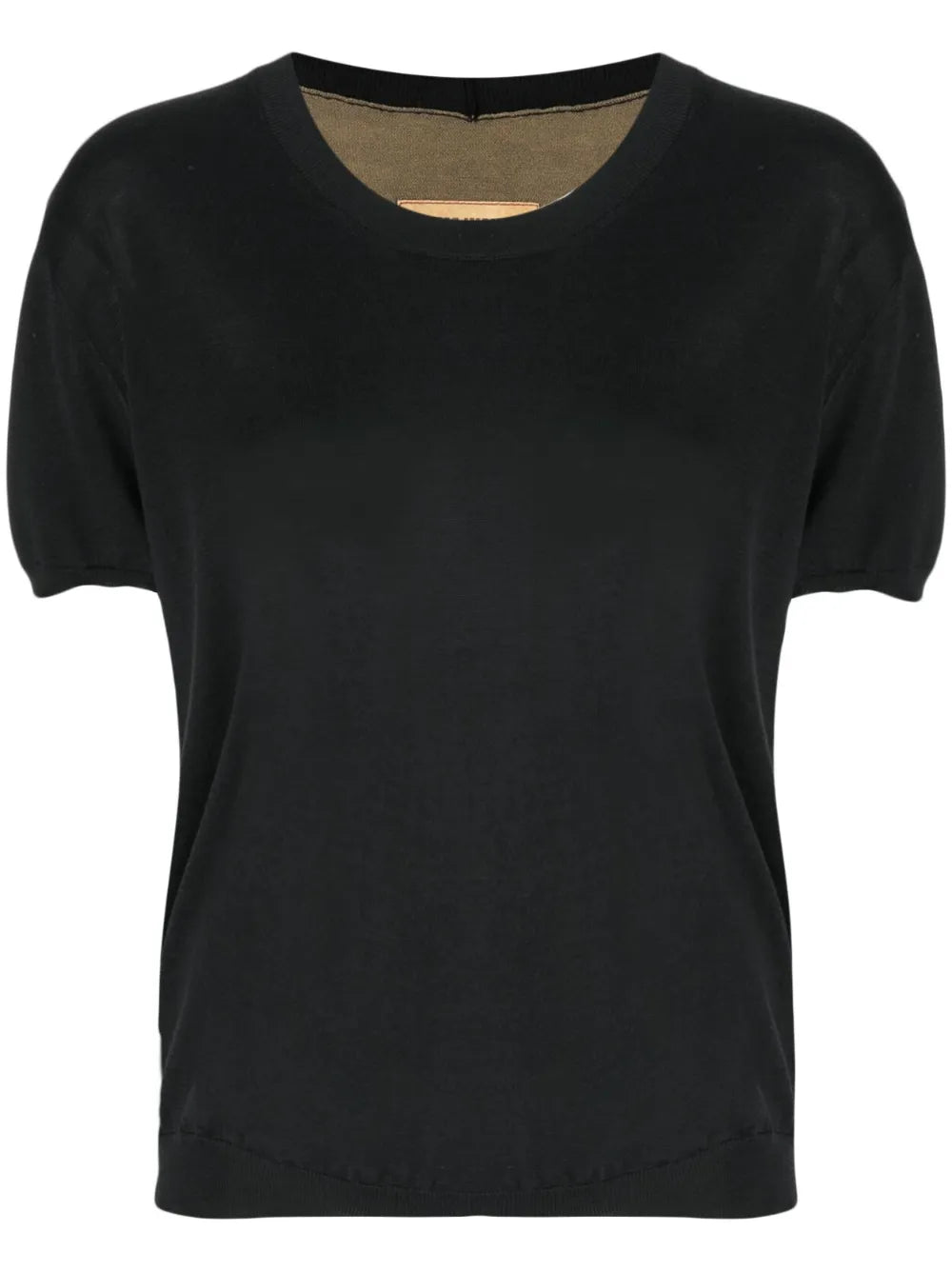 Round-Neck Knit Top
