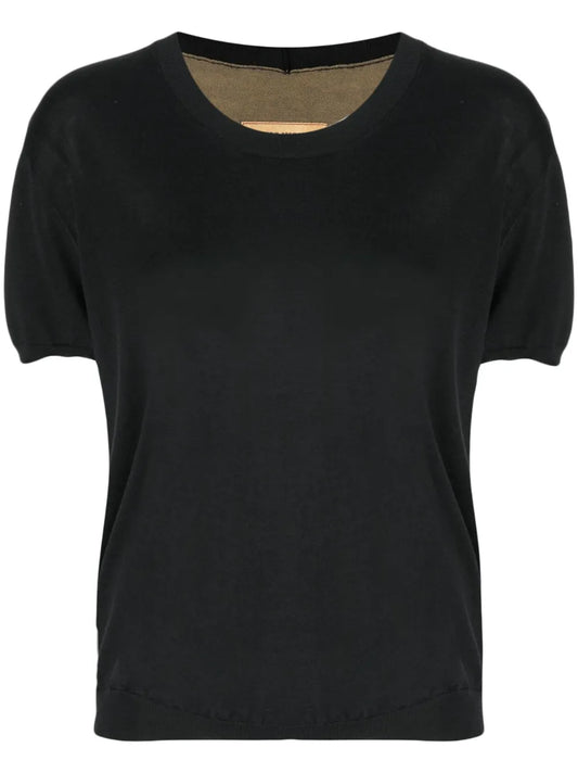 Round-Neck Knit Top
