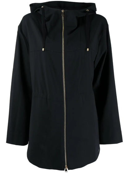Zip-Up Hooded Coat