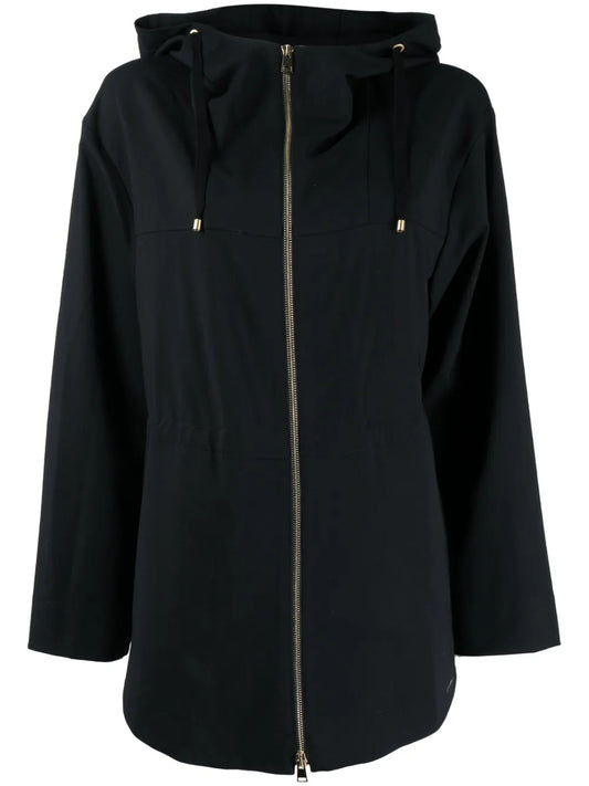 Zip-Up Hooded Coat