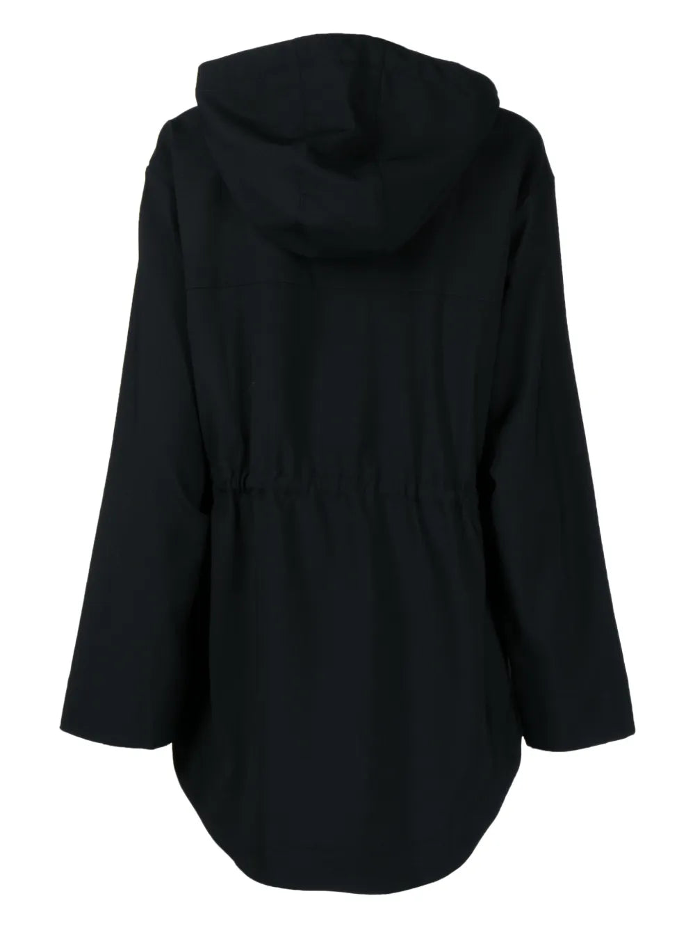 Zip-Up Hooded Coat