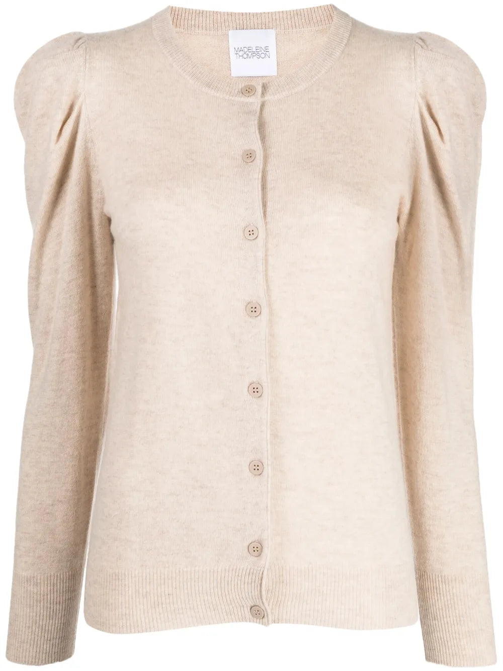 Long-Sleeve Ruched Cardigan