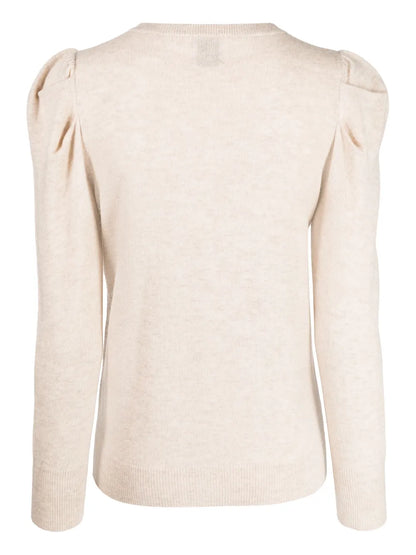 Long-Sleeve Ruched Cardigan