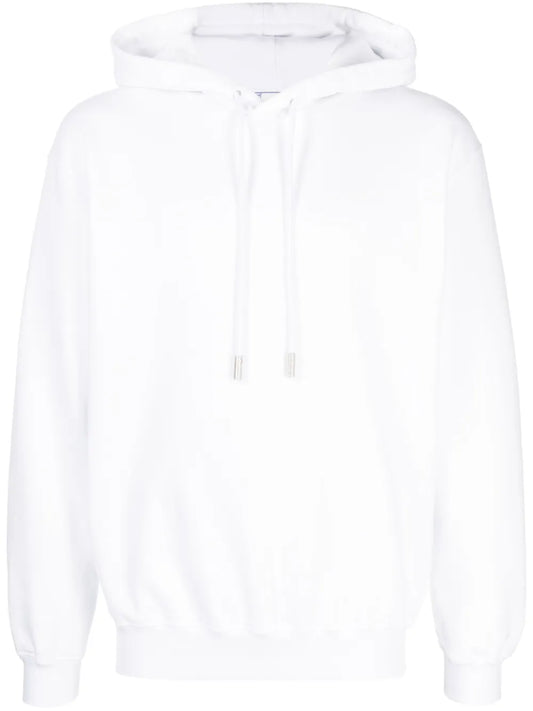 Diag-Print Cotton Hoodie