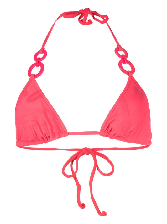 Logo Triangle Bikini Top