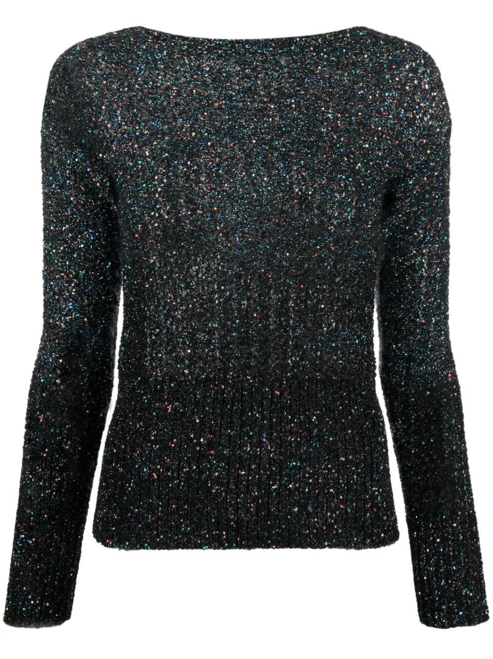 Sequin-Embellished Knitted Jumper