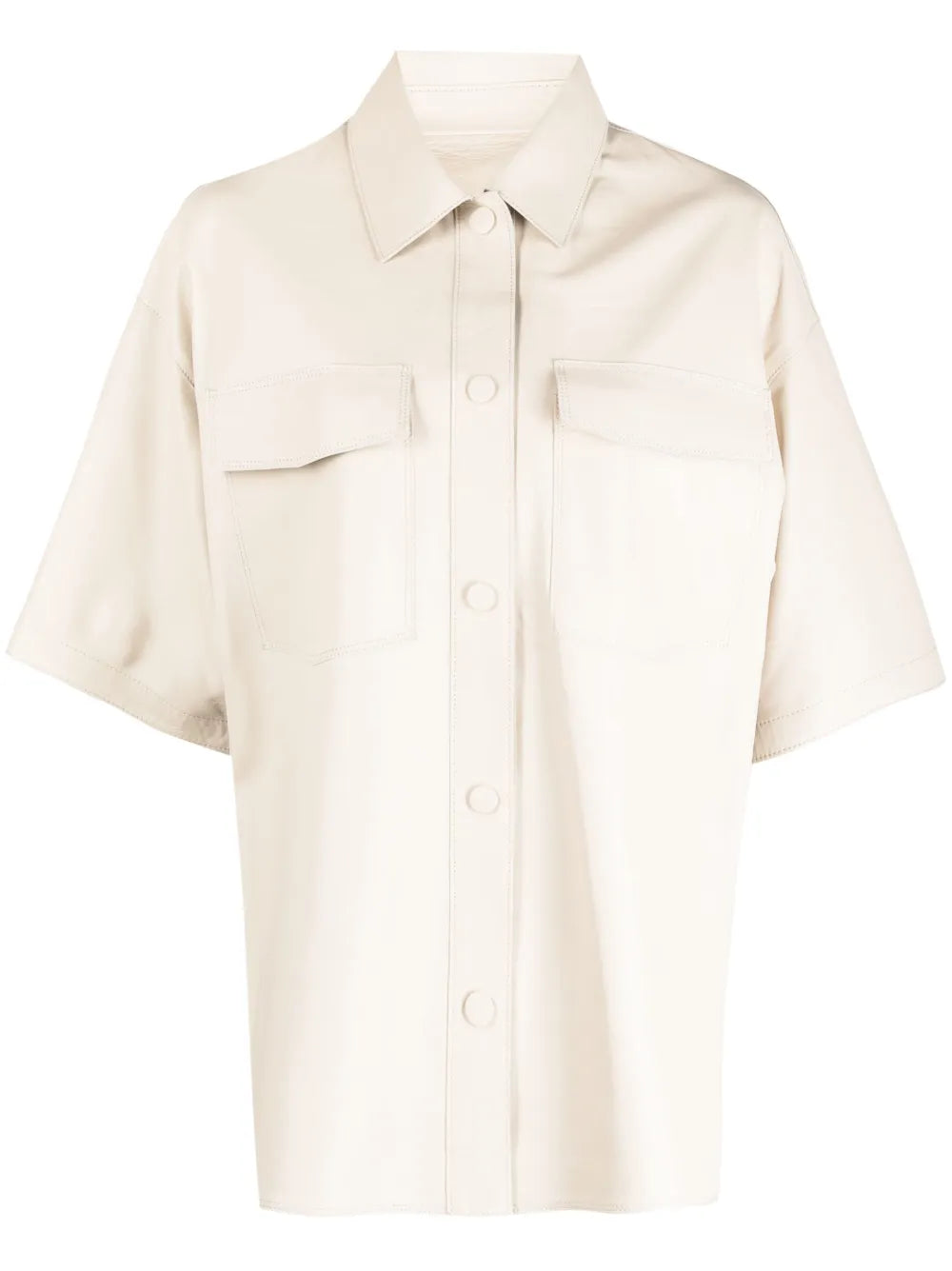 Sheepskin Short-Sleeved Shirt