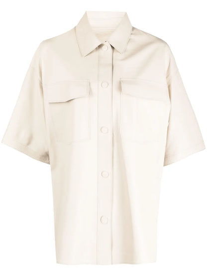 Sheepskin Short-Sleeved Shirt