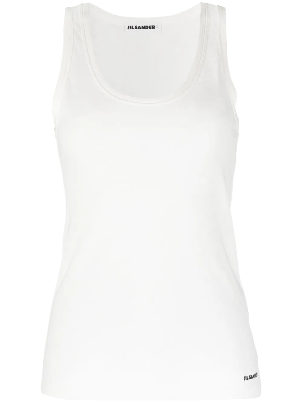 Logo-Print Cotton Tank Top