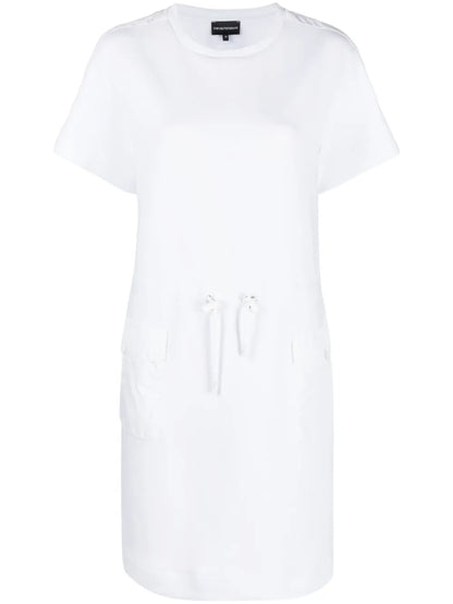 Logo-Patch Short-Sleeve Dress