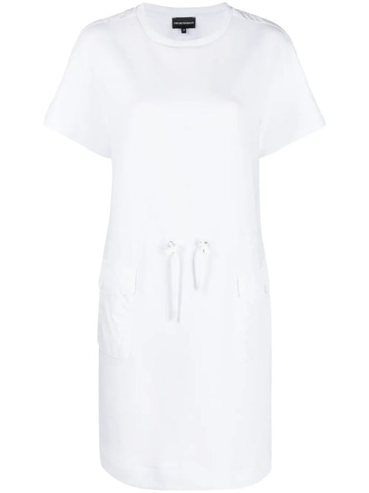 Logo-Patch Short-Sleeve Dress