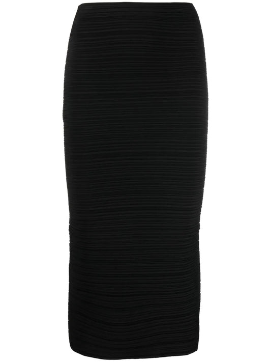 Pleated Midi Skirt