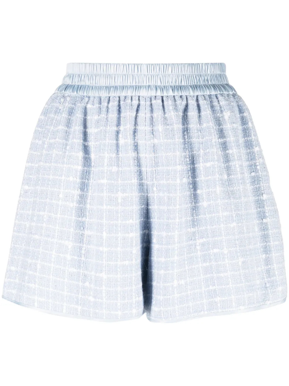 Bouclé Gathered Shorts