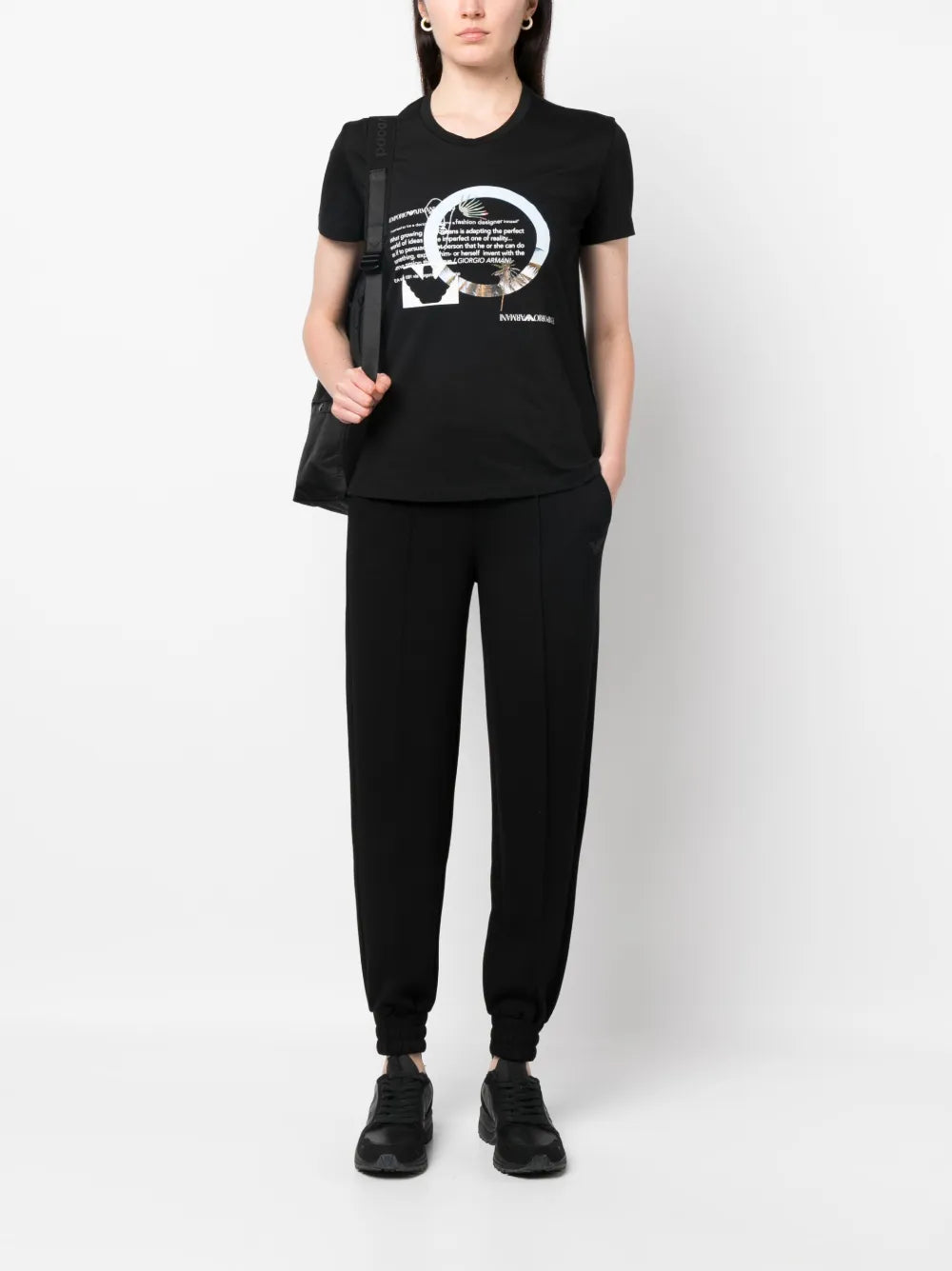 Slogan-Print Cotton T-Shirt