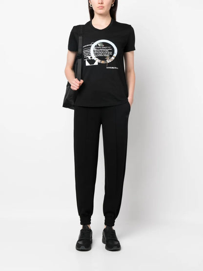 Slogan-Print Cotton T-Shirt