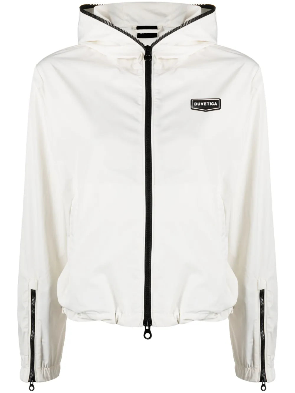 Logo-Patch Hooded Jacket
