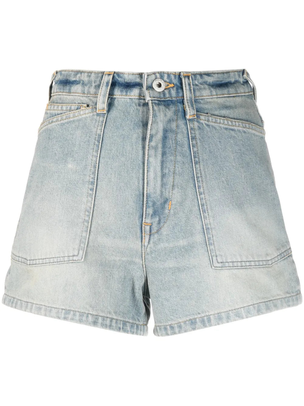 High-Waisted Denim Shorts