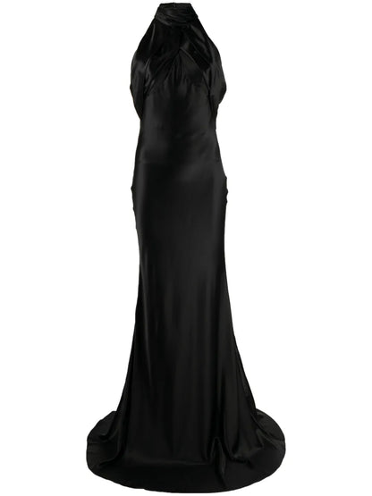 Audrey Halterneck Silk Gown
