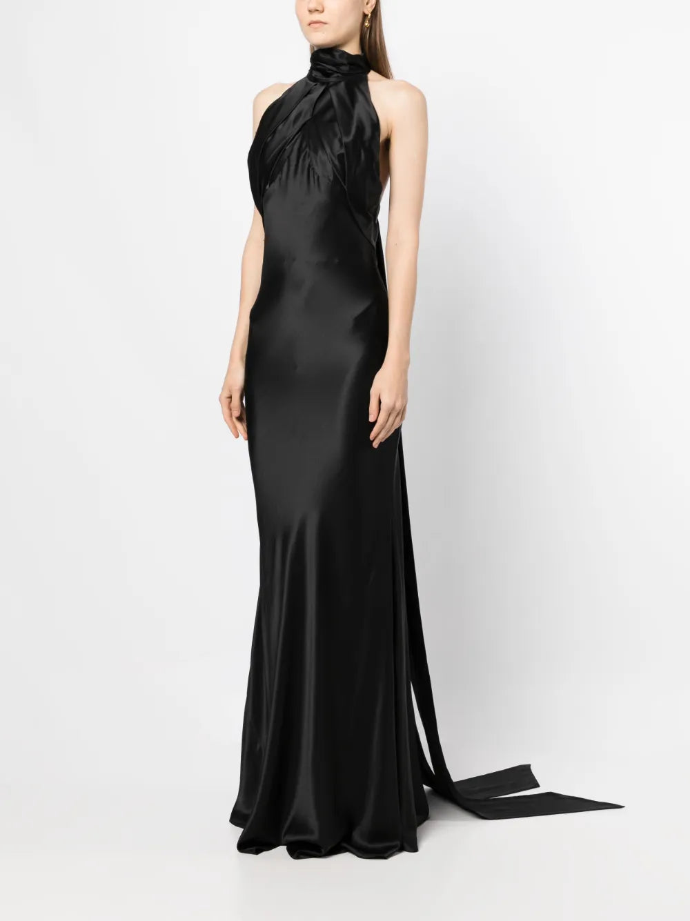 Audrey Halterneck Silk Gown