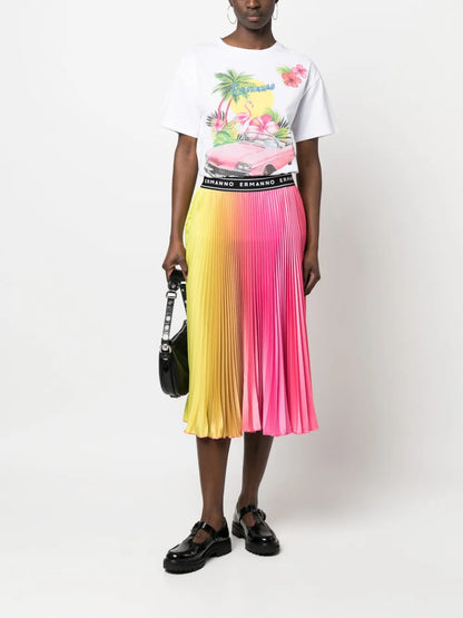 Graphic-Print Cotton T-Shirt