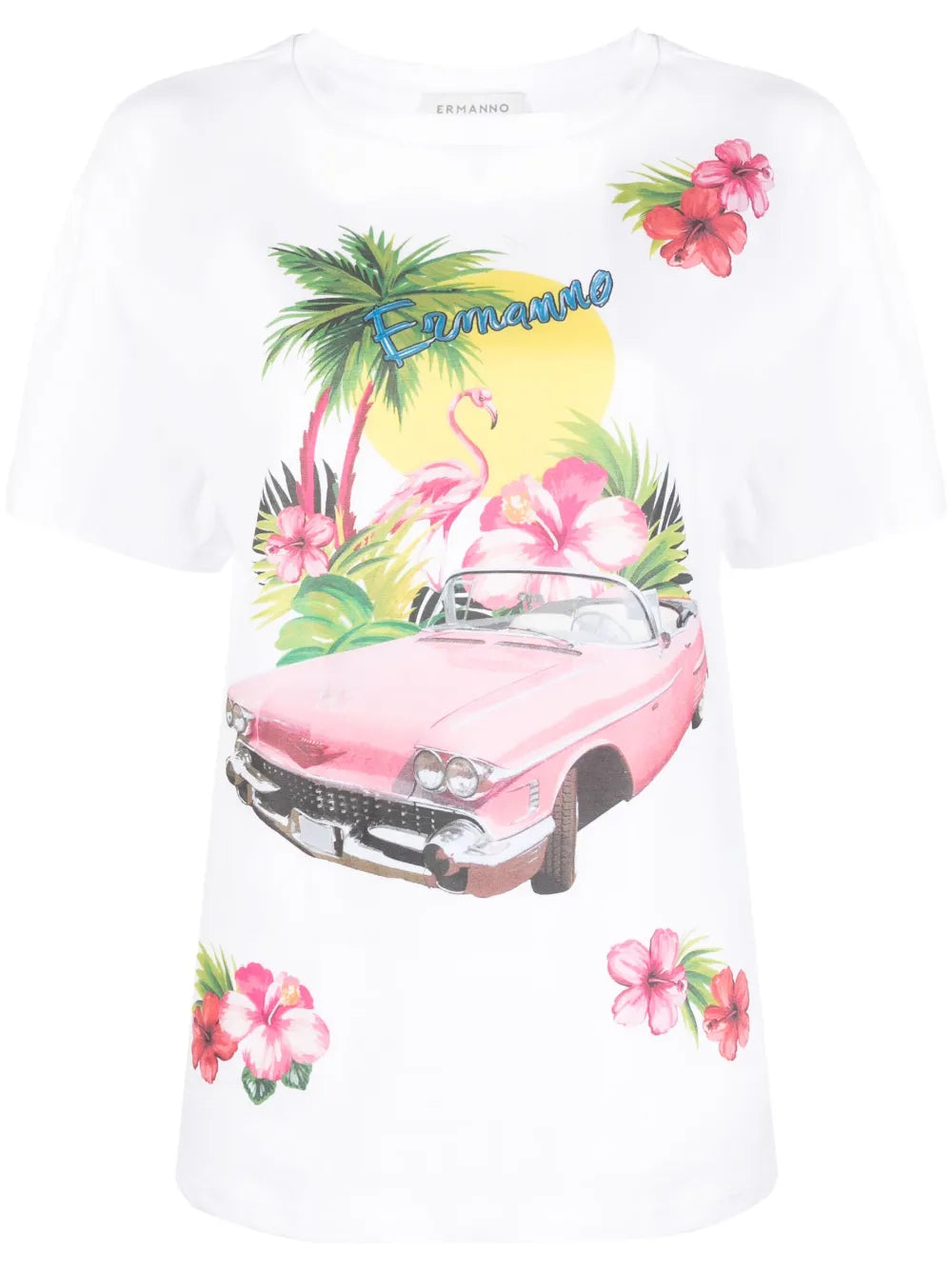 Graphic-Print Cotton T-Shirt