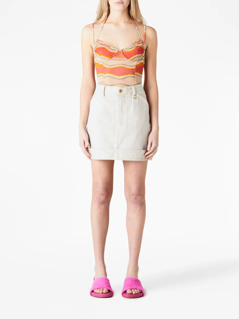 Ilha Graphic-Print Bodysuit