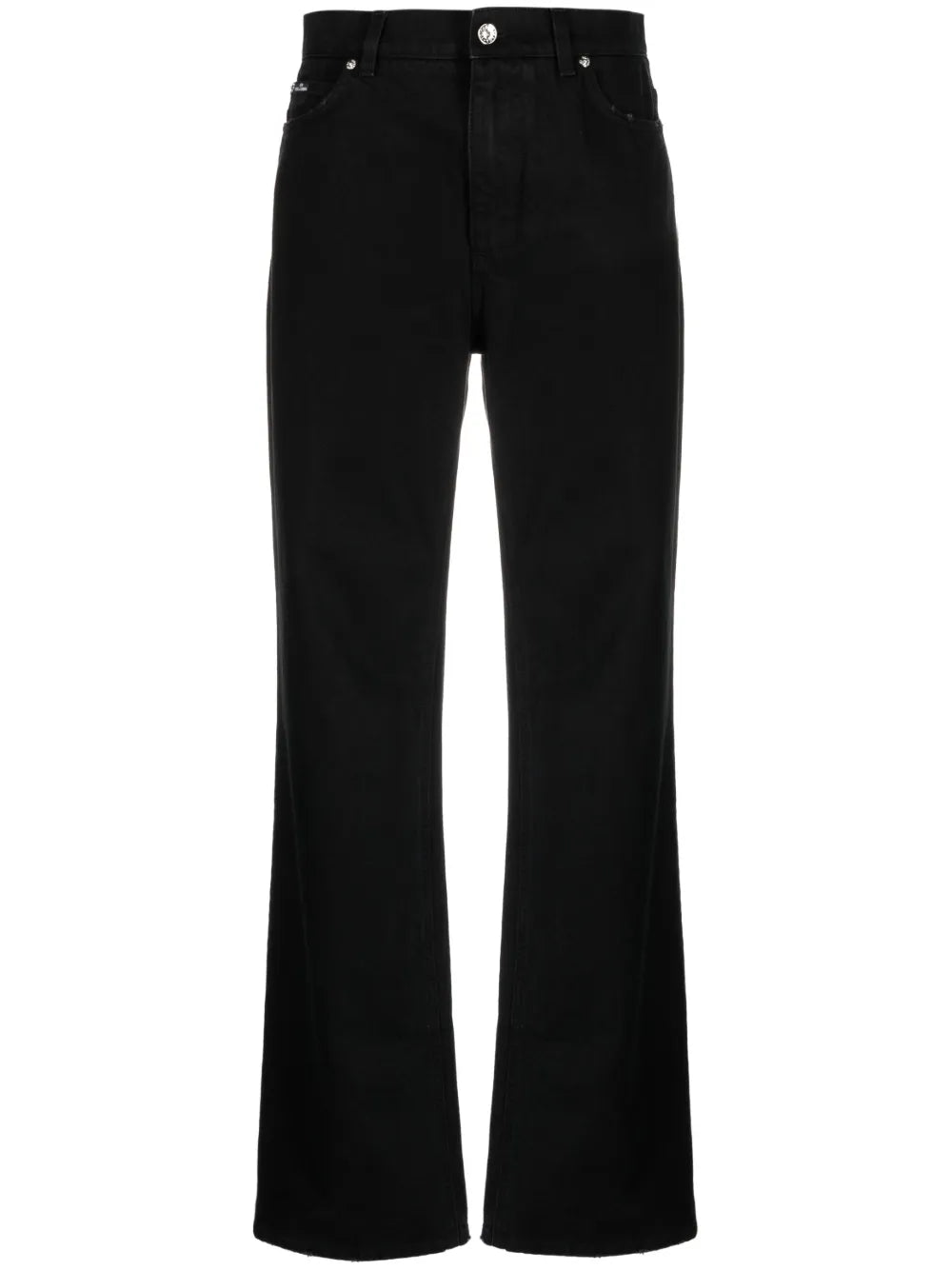 Kim Dolce&Gabbana High-Rise Drop-Crotch Boyfriend Jeans