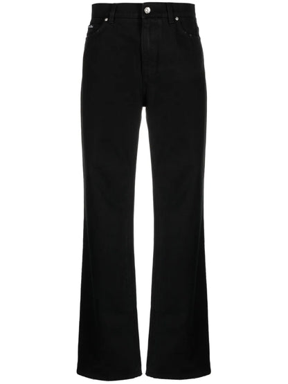 Kim Dolce&Gabbana High-Rise Drop-Crotch Boyfriend Jeans