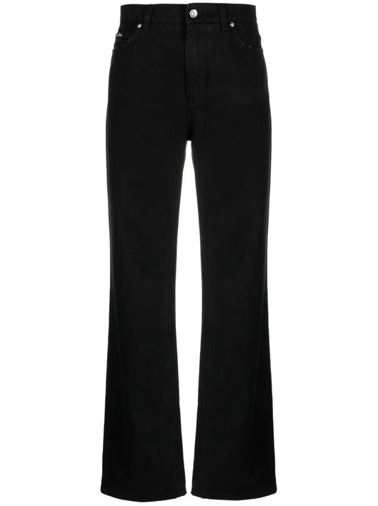 Kim Dolce&Gabbana High-Rise Drop-Crotch Boyfriend Jeans