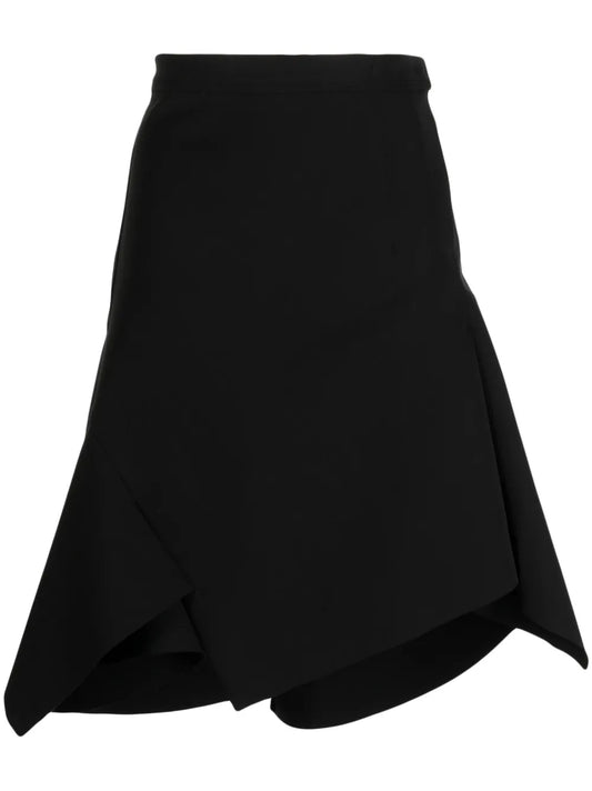 Asymmetric-Design Skirt