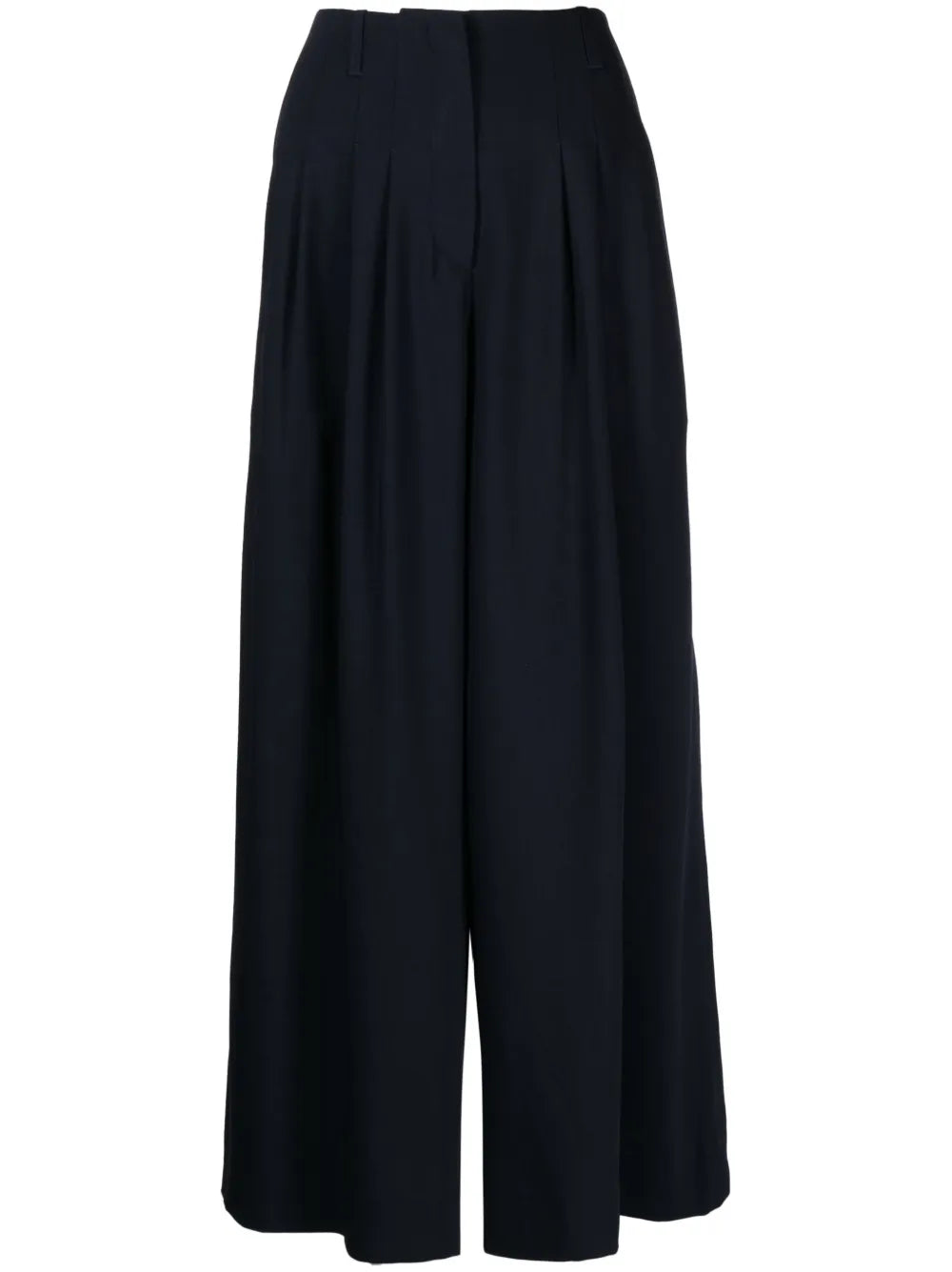 Sonia Pleated Wide-Leg Trousers