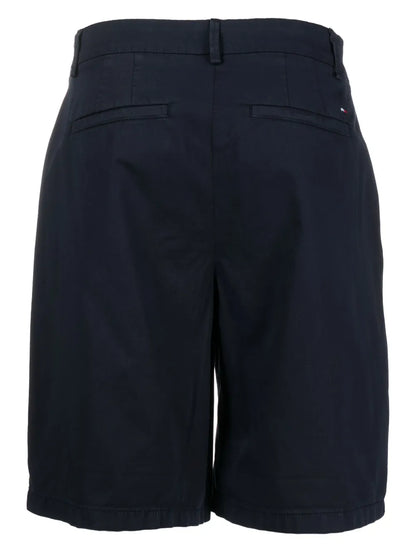 Embroidered-Logo Cotton-Lyocell-Blend Shorts