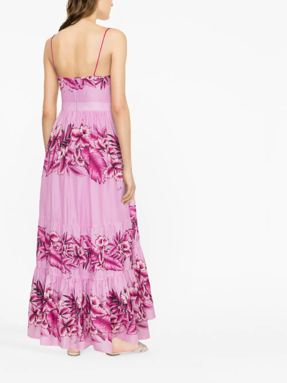 Floral-Print Tiered Maxi Dress