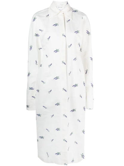 Floral-Print Shirt Dress