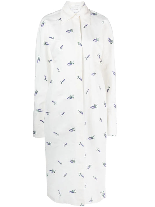 Floral-Print Shirt Dress