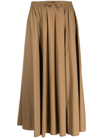 Mid-Length Flared Skirt