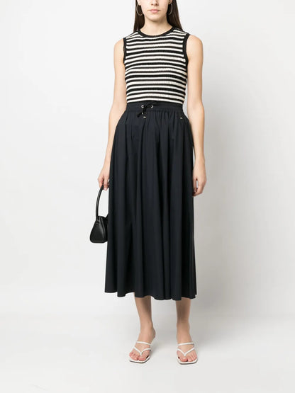 Mid-Length Flared Skirt