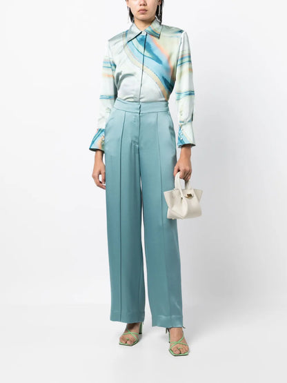 Elika Marble-Print Shirt