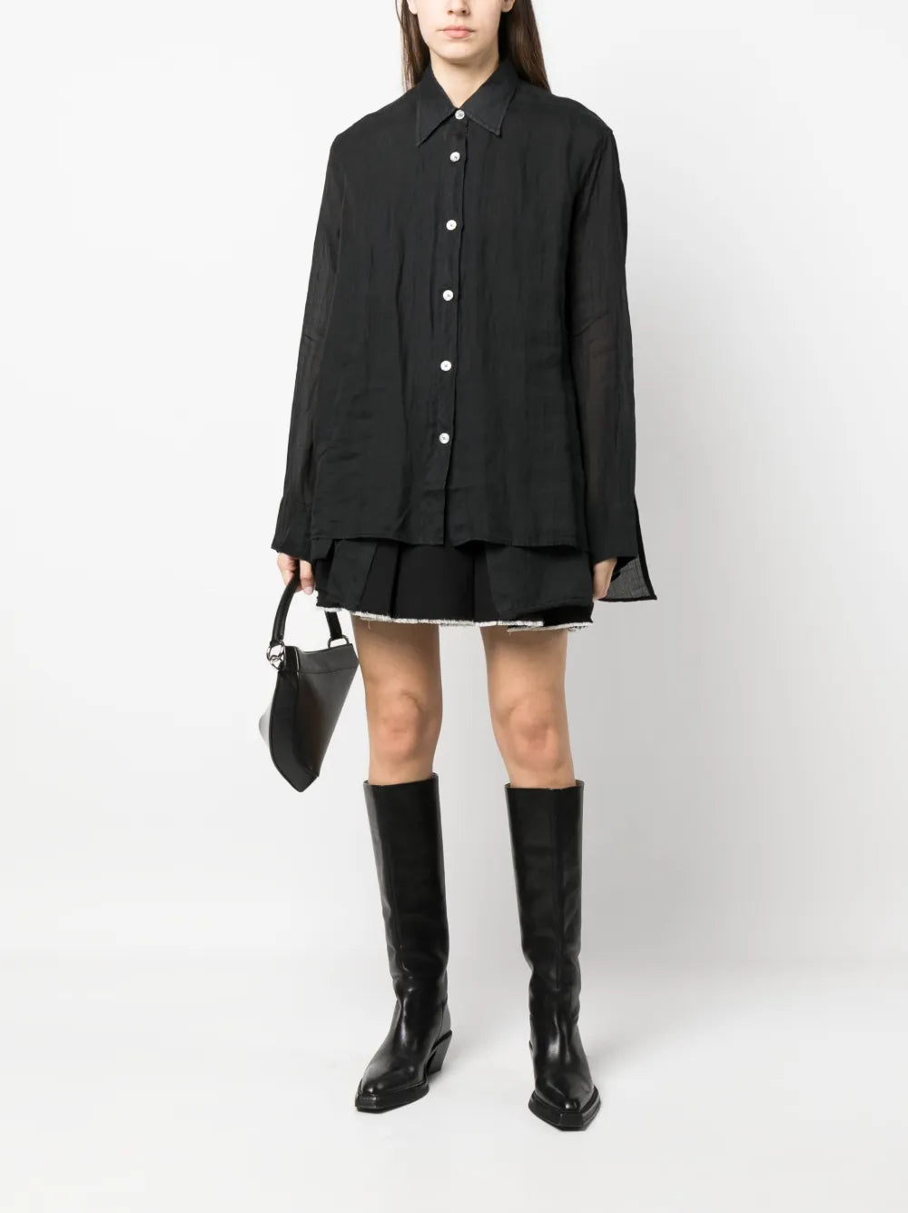 Semi-Sheer Ramie Shirt