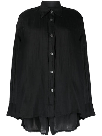 Semi-Sheer Ramie Shirt