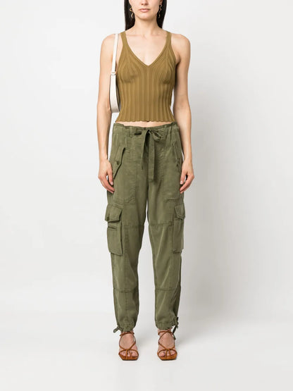Cargo-Style Tapered Trousers