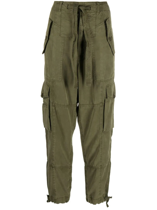 Cargo-Style Tapered Trousers